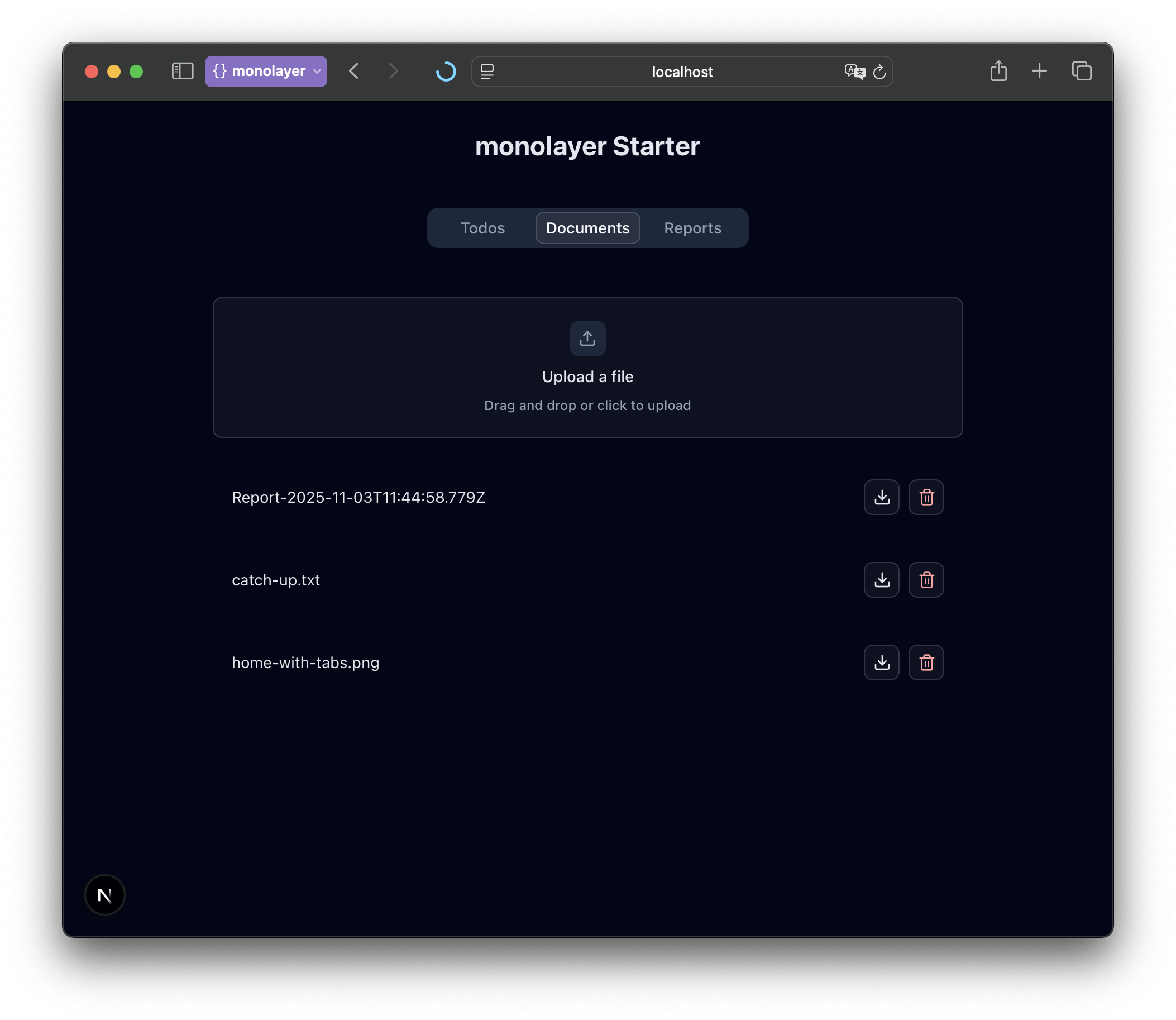 Reports in Documents